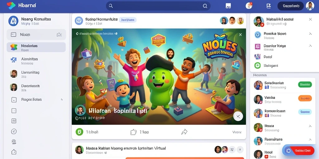 Tampilan utama ADAM77 yang menarik dan mudah dinavigasi.