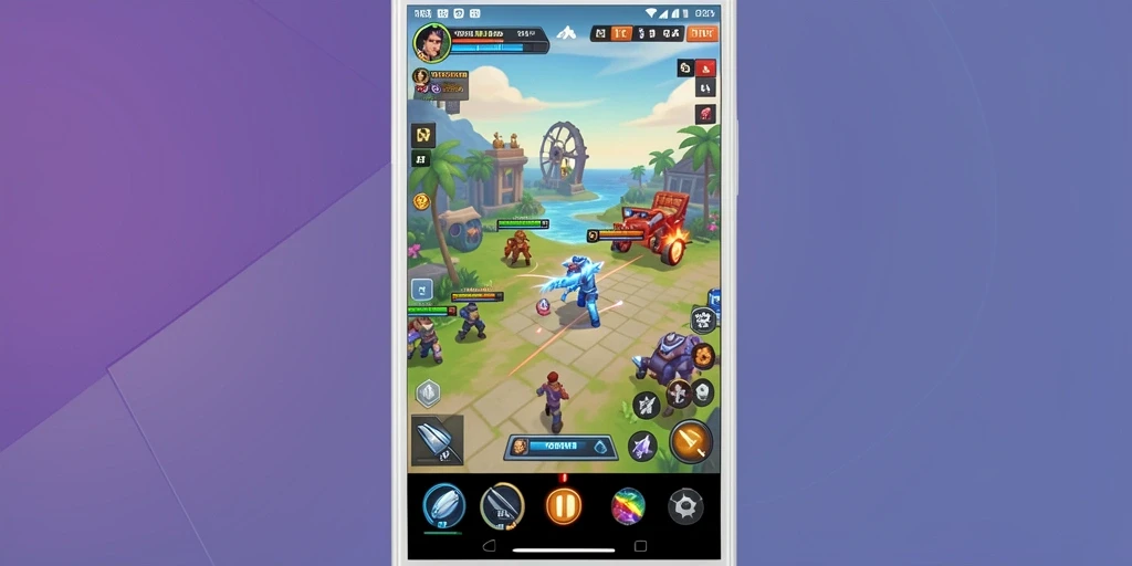 Tangkapan layar menampilkan pertempuran epik melawan monster.