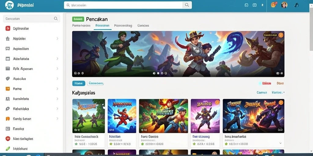 Tampilan antarmuka yang intuitif dan menarik.
