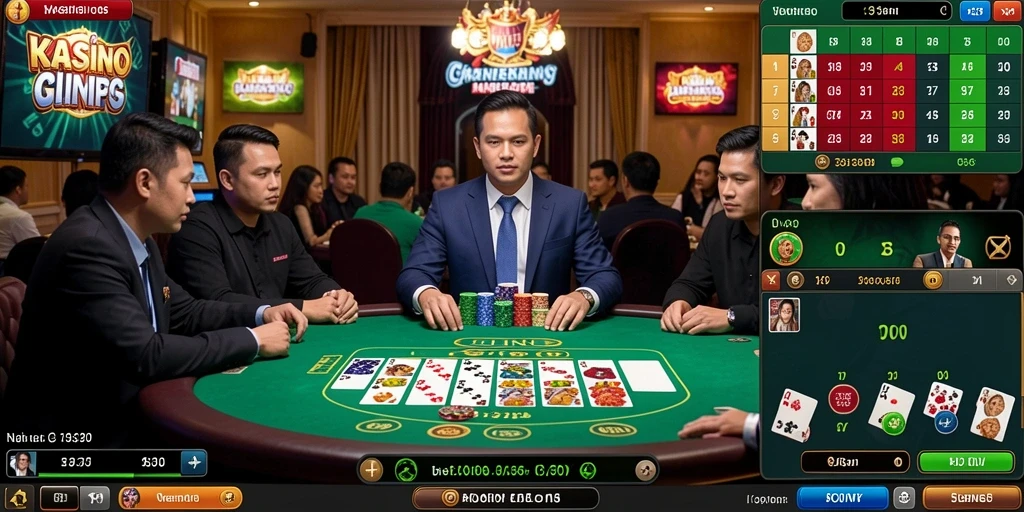 Tampilan utama dengan karakter yang siap berpetualang.